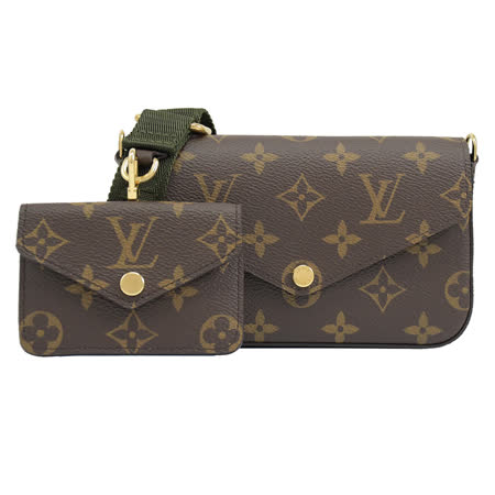 Louis Vuitton LV M80091 Félicie Strap & Go 經典花紋迷你二合一斜背包 現貨