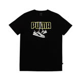 PUMA 男 基本系列SNEAKER短袖T恤 黑 - 58776701