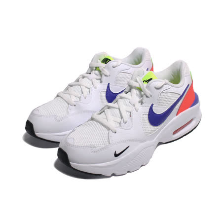 NIKE 男 NIKE AIR MAX FUSION AMD 網布氣墊避震經典復古老爹鞋 白紫彩 - DD2316100