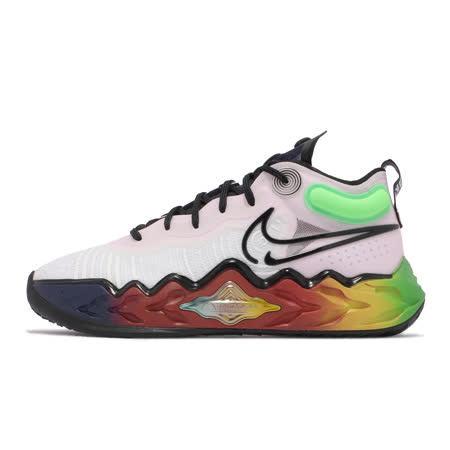 Nike 籃球鞋 Zoom GT Run EP 男鞋 氣墊 React彩色中底 實戰鞋 白 彩 DM7235-109 DM7235-109