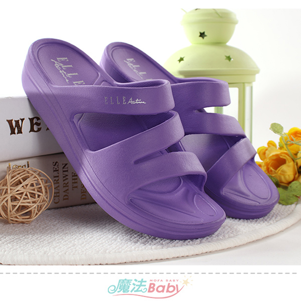 魔法Baby 女鞋 國際精品ELLE正版時尚美型休閒拖鞋