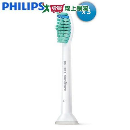 PHILIPS飛利浦 一般刷頭(三入裝)HX6013/63【愛買】