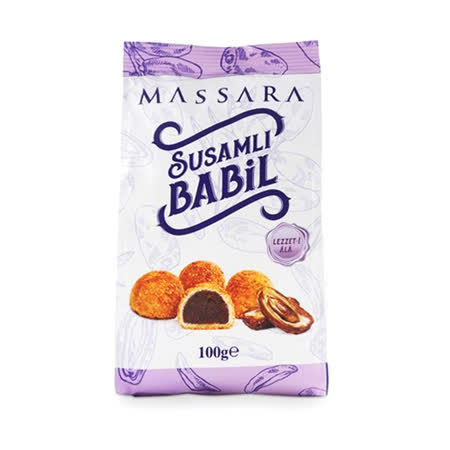 【 MASSARA】甜餅乾
 芝麻椰棗 100G / 2入