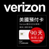 【citimobi 上網卡】美國Verizon電信 - 90天高速無限上網預付卡