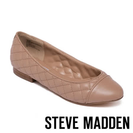 STEVE MADDEN
拼接菱格紋皮質平底女鞋