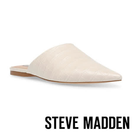 【STEVE MADDEN】
TIFF 皮紋尖頭平底拖鞋