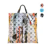 ISSEY MIYAKE 三宅一生 BAOBAO幾何方格幾何方格8x8 潑墨手提包-三色選