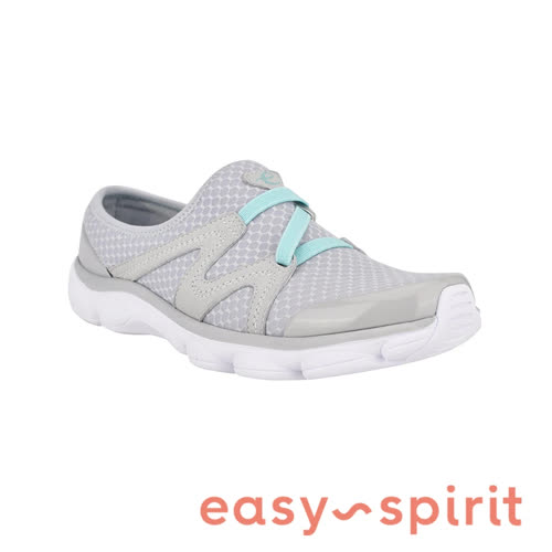 【Easy Spirit】seRIPTIDE2 透氣彈性布輕量型休閒鞋(淡雅灰)