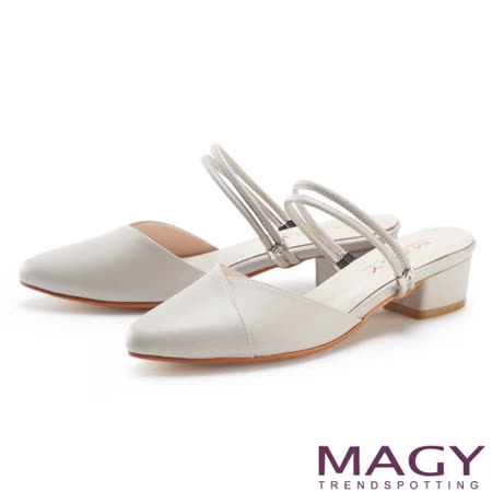 MAGY
真皮低跟兩穿穆勒鞋
