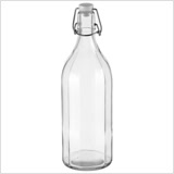 《TESCOMA》扣式密封玻璃水瓶(豎紋1L)