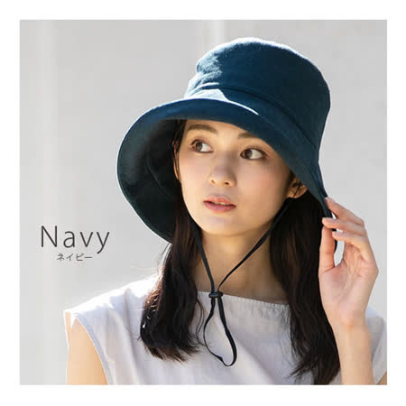 日本 QUEENHEAD 
抗UV可拆卸帽繩防曬帽