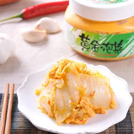 【慶家食品】黃金泡菜(450g/罐)