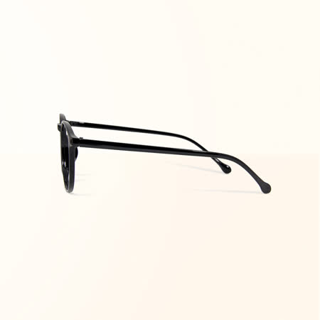 ALEGANT簡約造型輕量亮棕圓框UV400濾藍光眼鏡