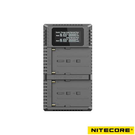 Nitecore USN3 PRO 雙槽LCD螢幕顯示USB充電器 For Sony 索尼 NP-F970 F770 F750 F550 FM500H 快充 相機座充 公司貨