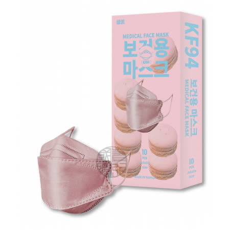 久富餘 韓版4層雙鋼印
立體醫療口罩2盒組