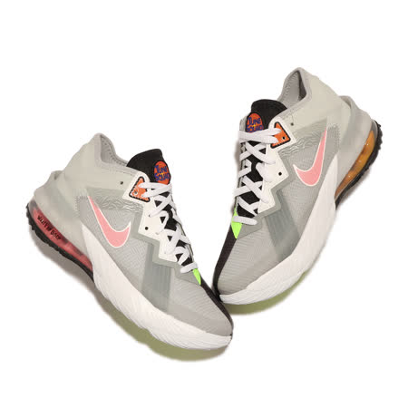 Nike 籃球鞋 Lebron XVIII Low GS 女鞋 怪物奇兵 氣墊 避震 兔巴哥 馬文 大童 灰 粉 DJ3760-005 DJ3760-005