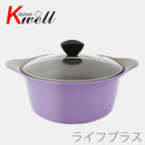 韓國Kitchenwell陶瓷不沾雙耳湯鍋-24cm