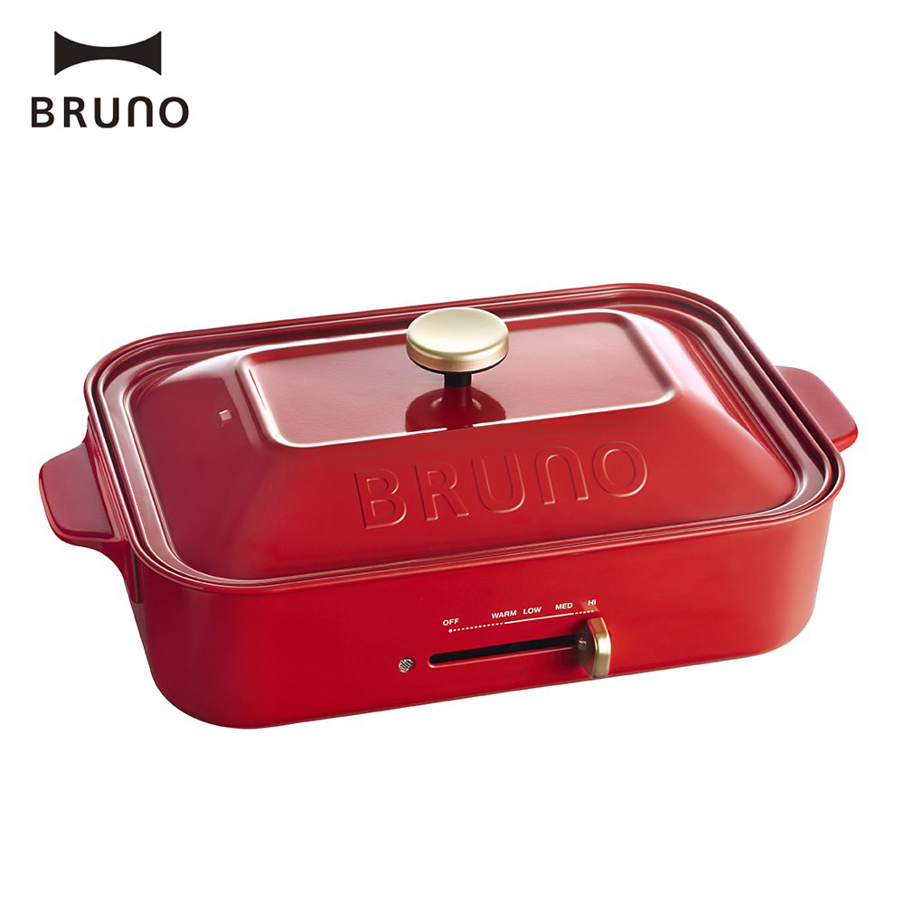 BRUNO 多功能電烤盤BOE021(紅色)
