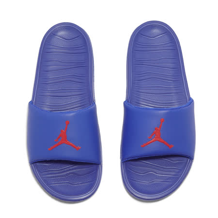 Nike 拖鞋 Jordan Break Slide 男鞋 喬丹 輕便 套腳 休閒穿搭 緩震 藍 紅 AR6374-416 AR6374-416