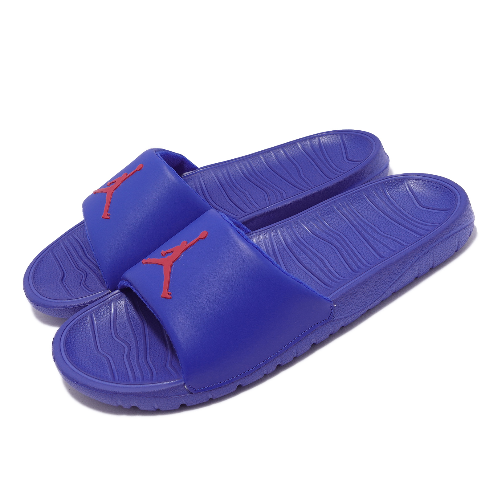 Nike 拖鞋 Jordan Break Slide 男鞋 喬丹 輕便 套腳 休閒穿搭 緩震 藍 紅 AR6374-416 AR6374-416