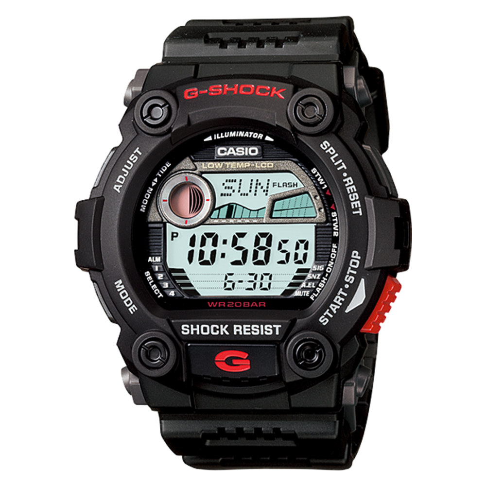 G-SHOCK 數位電子錶 橡膠錶帶 防水200米 (G-7900-1D)
