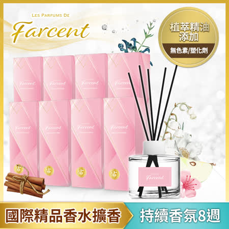 【Farcent香水】室內擴香120ml-鼠尾草/玫瑰/雪松/櫻花/青蘋果/小蒼蘭/鈴蘭/雞蛋花