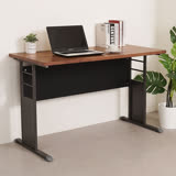 《Homelike》克里夫120cm書桌(柚木色)  辦公桌 工作桌 書桌 電腦桌