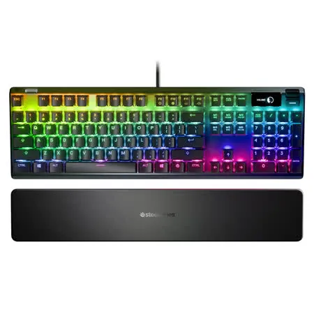 SteelSeries 賽睿 Apex 7 青軸 RGB 機械式鍵盤《中文版》