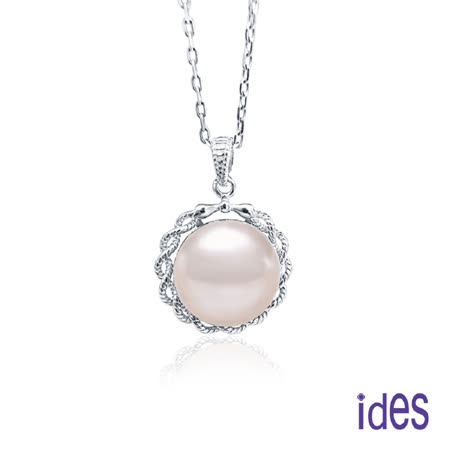 ides愛蒂思 日本設計AKOYA經典系列天然珍珠項鍊10-11mm/圓滿
