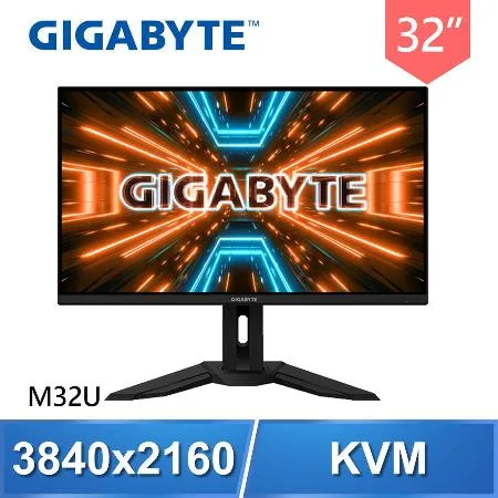 Gigabyte 技嘉 M32U 32型 IPS KVM 4K電競螢幕