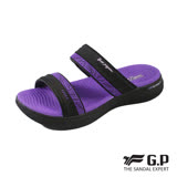 【G.P 輕量緩震雙帶拖鞋】G1583W-紫色(SIZE:36-39 共二色) 39
