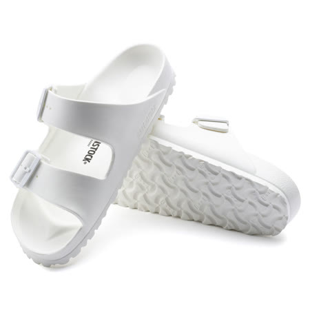 Birkenstock 勃肯 EVA系列 Arizona 白色 防水雙槓拖鞋