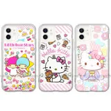 三麗鷗授權 Kikilala 雙子星/Hello Kitty凱蒂貓 iPhone 12 mini 5.4吋 浮雕彩繪空壓手機殼(糖果.熊熊.和服)