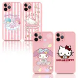 正版授權 iPhone 11 Pro 5.8吋 粉嫩防滑保護殼 Hello Kitty 凱蒂貓/My Melody 美樂蒂/Kikilala 雙子星