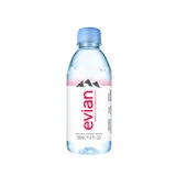 箱購【法國 EVIAN 依雲】天然礦泉水 330ML*24入