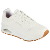 SKECHERS 女工作鞋系列 UNO SR - 108021WHT