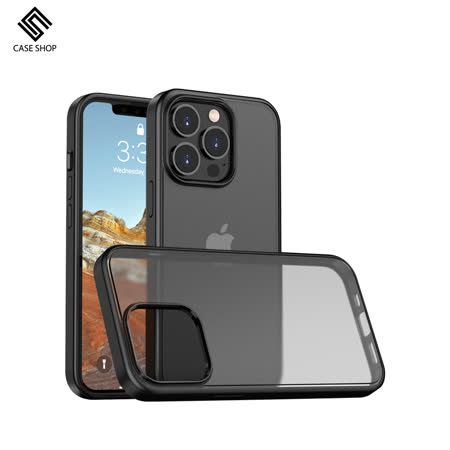 iPhone 13 Pro (6.1吋) 
 CASE SHOP 抗震防刮殼魔影黑