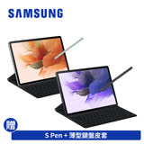 送滑鼠+卡 SAMSUNG Galaxy Tab S7 FE WiFi T733 平板鍵盤套裝組 星動黑