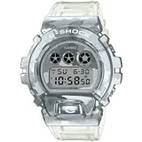 CASIO G-SHOCK 銀灰迷彩金屬電子手錶/GM-6900SCM-1