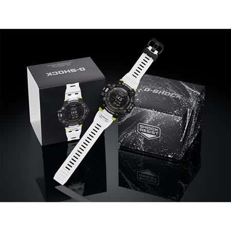 CASIO  G-SHOCK GPS心率偵測太陽能運動錶/55mm/GBD-H1000-1A7