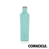 美國CORKCICLE Classic系列三層真空易口瓶/保溫瓶750ml-土耳其藍