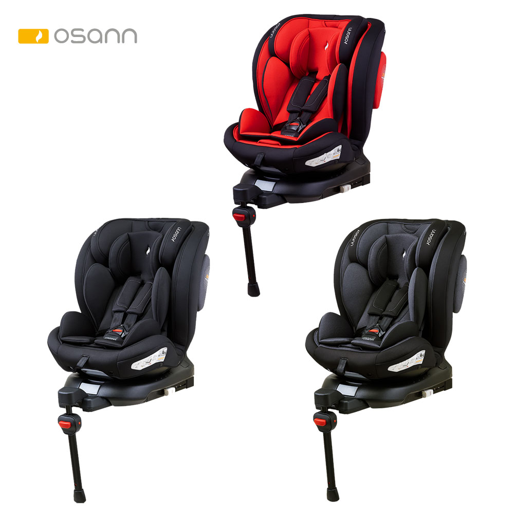 【Osann】Oreo 360° i-size isofix汽車安全座椅(三色)+汽座保護墊