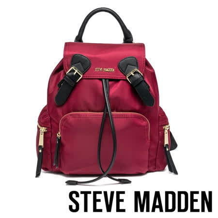 【STEVE MADDEN】BSOLLY 時尚有型 超大容量軍旅後背包(任選6色均一價)