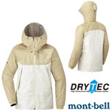 【MONT-BELL 日本】女 THUNDER PASS 登山防水透氣連帽風雨衣/1128636 IV/OF 牙白/白