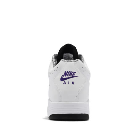 Nike 休閒鞋 Air Flight Lite Mid 男鞋 經典款 中筒 復古 球鞋 穿搭 皮革 白 黑 DJ2518-100 DJ2518-100