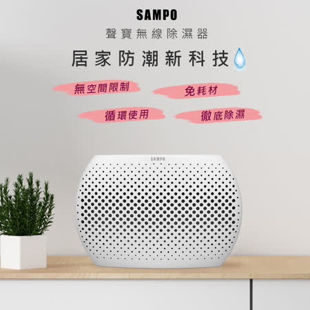 【SAMPO 聲寶】無線除濕器2入組 DN-Z21251L
