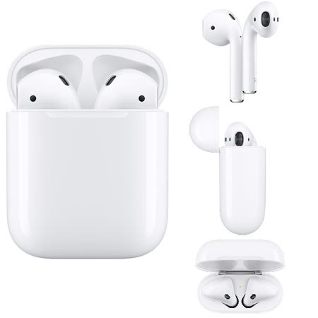 【Apple原廠】AirPods 耳機-搭配有線充電盒_MV7N2TA/A(遠傳心生活)