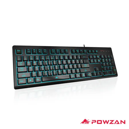 【POWZAN】KB800 RGB 剪刀腳鍵盤