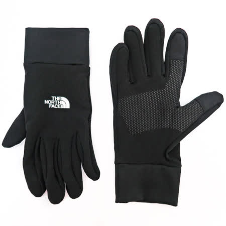 【美國 The North Face】中性款 PLG FLASHDRY 可觸控 彈性人體工學防風保暖手套/52SO-JK3 黑 N