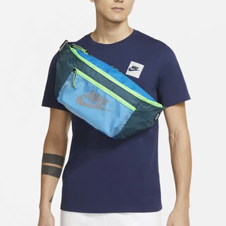 【NIKE 耐吉】TECH WAISTPACK 男女款 腰包 藍綠